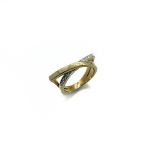 ANILLO BICOLOR DIAMANTES - BR41/03638000