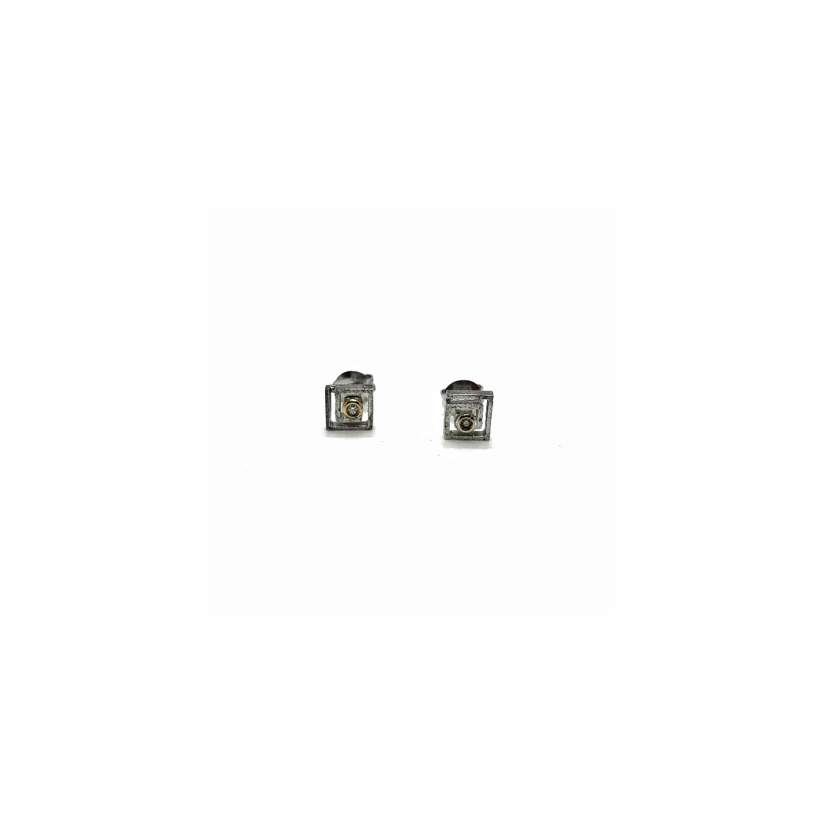 ARRACADES CLIMENT 1890 PLATA OR DIAMANTS - D-2413P3-AG/BR