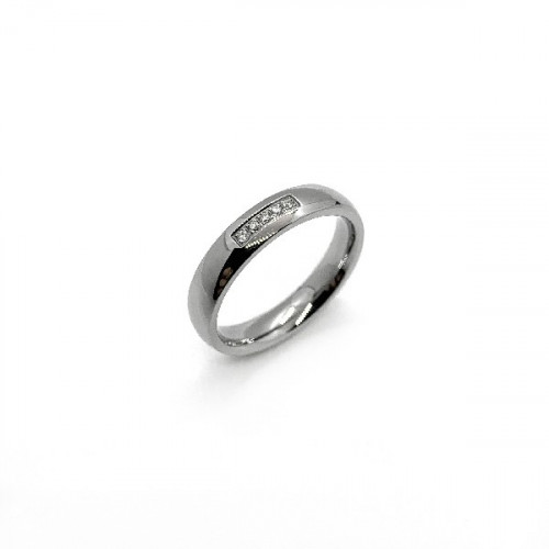 DIAMONDS STEEL TENO RING - 169.60P01.53