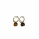 DI PIU BROWN EARRINGS