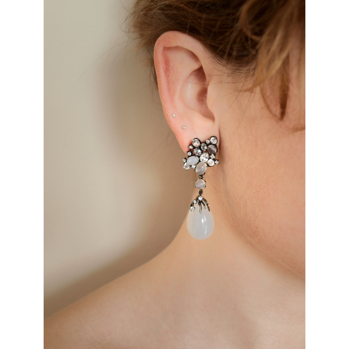 LINEARGENT EARRINGS - 14503-A