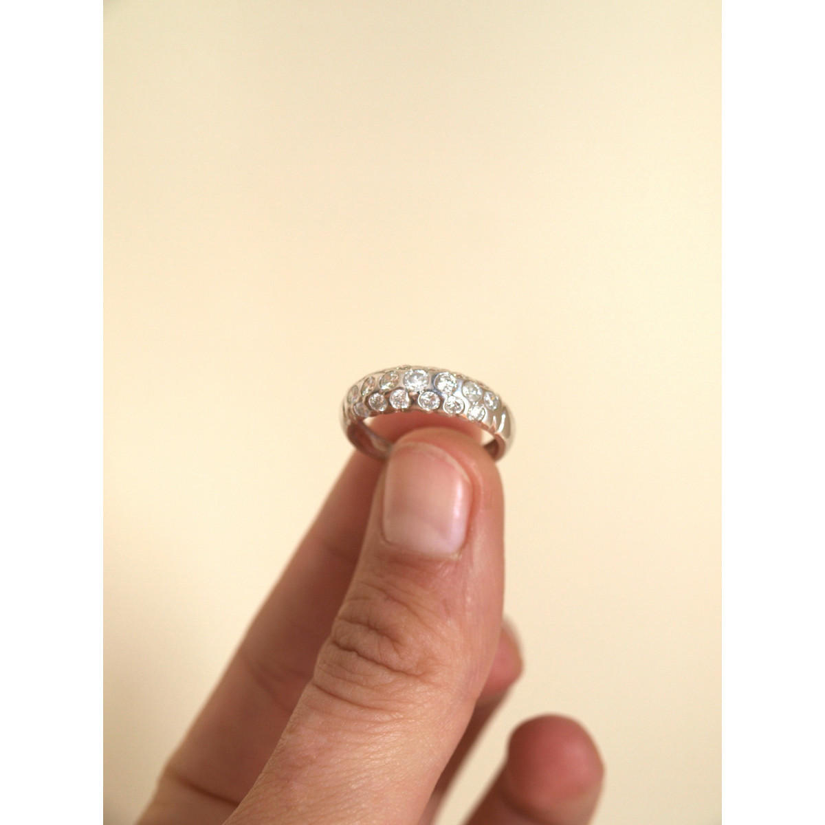 ANILLO CLIMENT 1890 DIAMANTES - S-21-RIE 950W