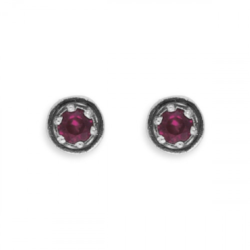 MINI PINK PLATADEPALO EARRINGS - CE17R