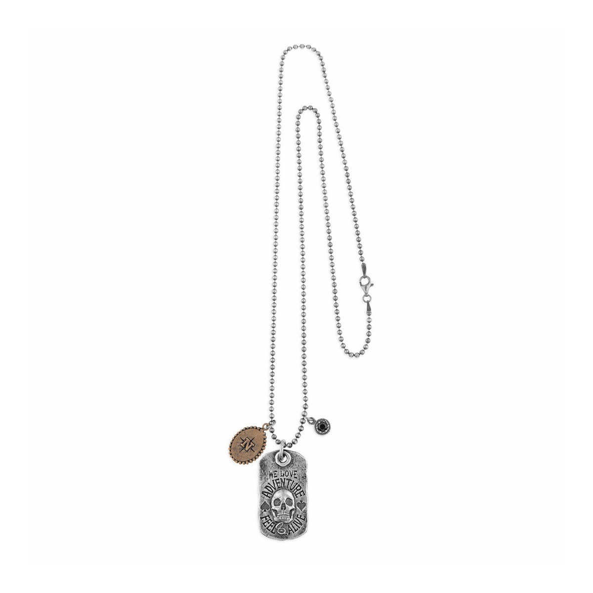 COLLARET PLATADEPALO SKULL - CAN23