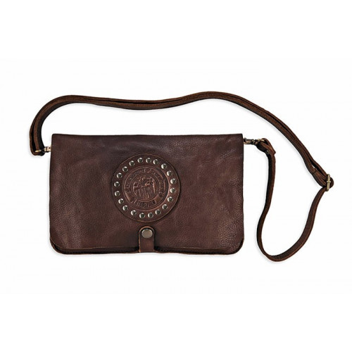 BROWN LEATHER PLATADEPALO HANDBAG - ACC88