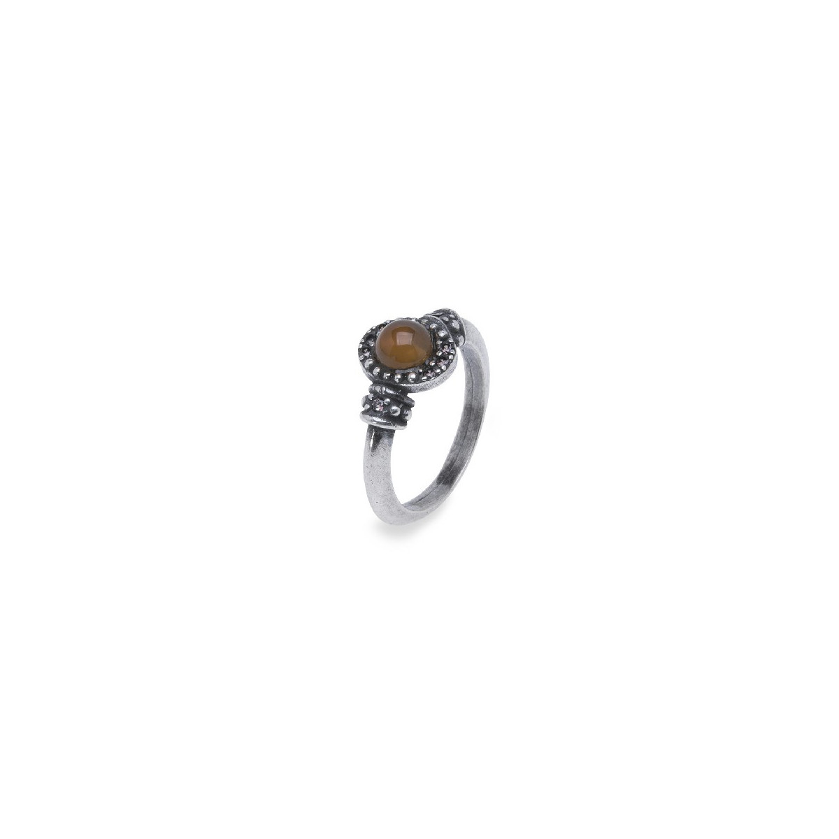 ANILLO PLATADEPALO CORNALINA - CR48C T/14