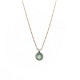 CHALCEDONY SUNFIELD NECKLACE - CL060634