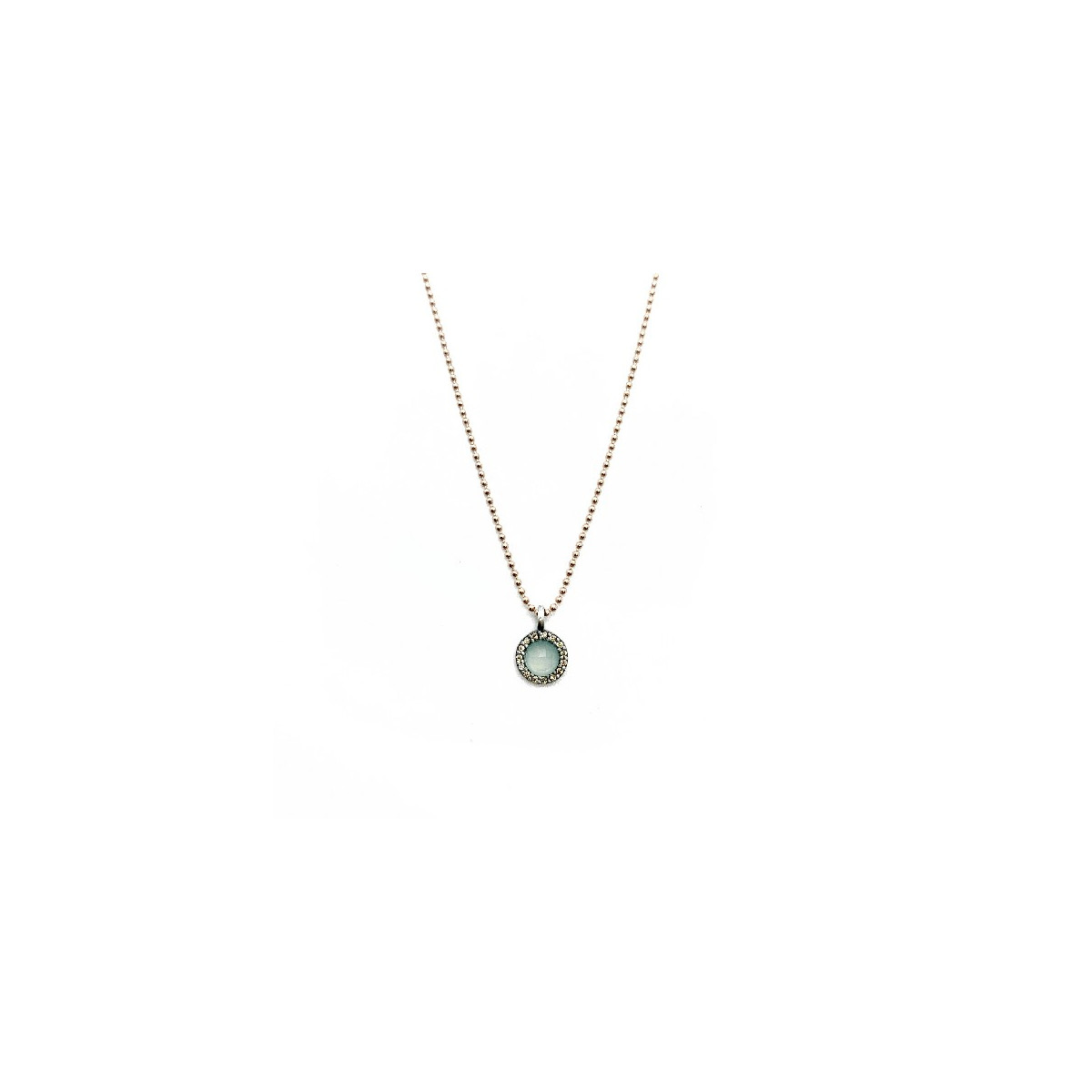 CHALCEDONY SUNFIELD NECKLACE - CL060634