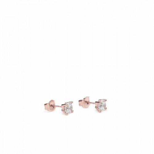 SILVER ZIRCON LINEARGENT EARRINGS - 10061-R-A