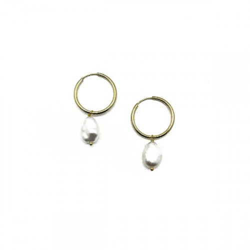 ARRACADA ALISIA PERLA - AL1525ORO KESHI