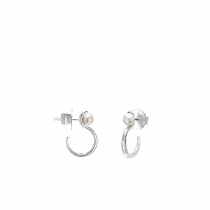 PEARL LINEARGENT EARRINGS - 18416-A