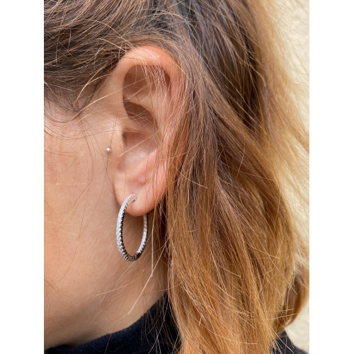 PENDIENTES LINEARGENT CIRCONITAS - 17762-A