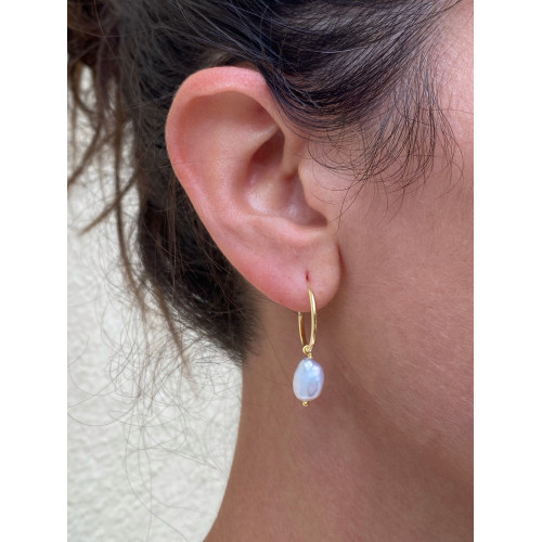 ARRACADA ALISIA PERLA - AL1525ORO KESHI