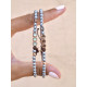 CHALCEDONY HEMATITES SUNFIELD BRACELET - PU061433/2