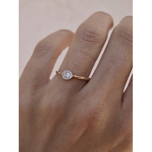 ANELL FACET OR ROSA - RD463FMGPNY14