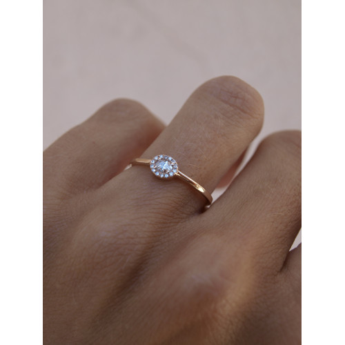 ANELL FACET OR ROSA - RD463FMGPNY14