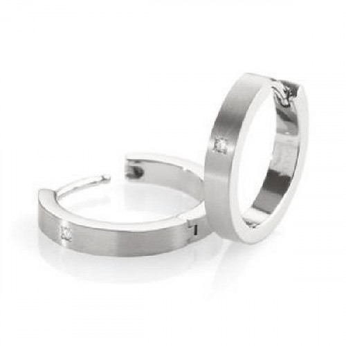 PENDIENTES BOCCIA TITANIO DIAMANTE - 0577-03
