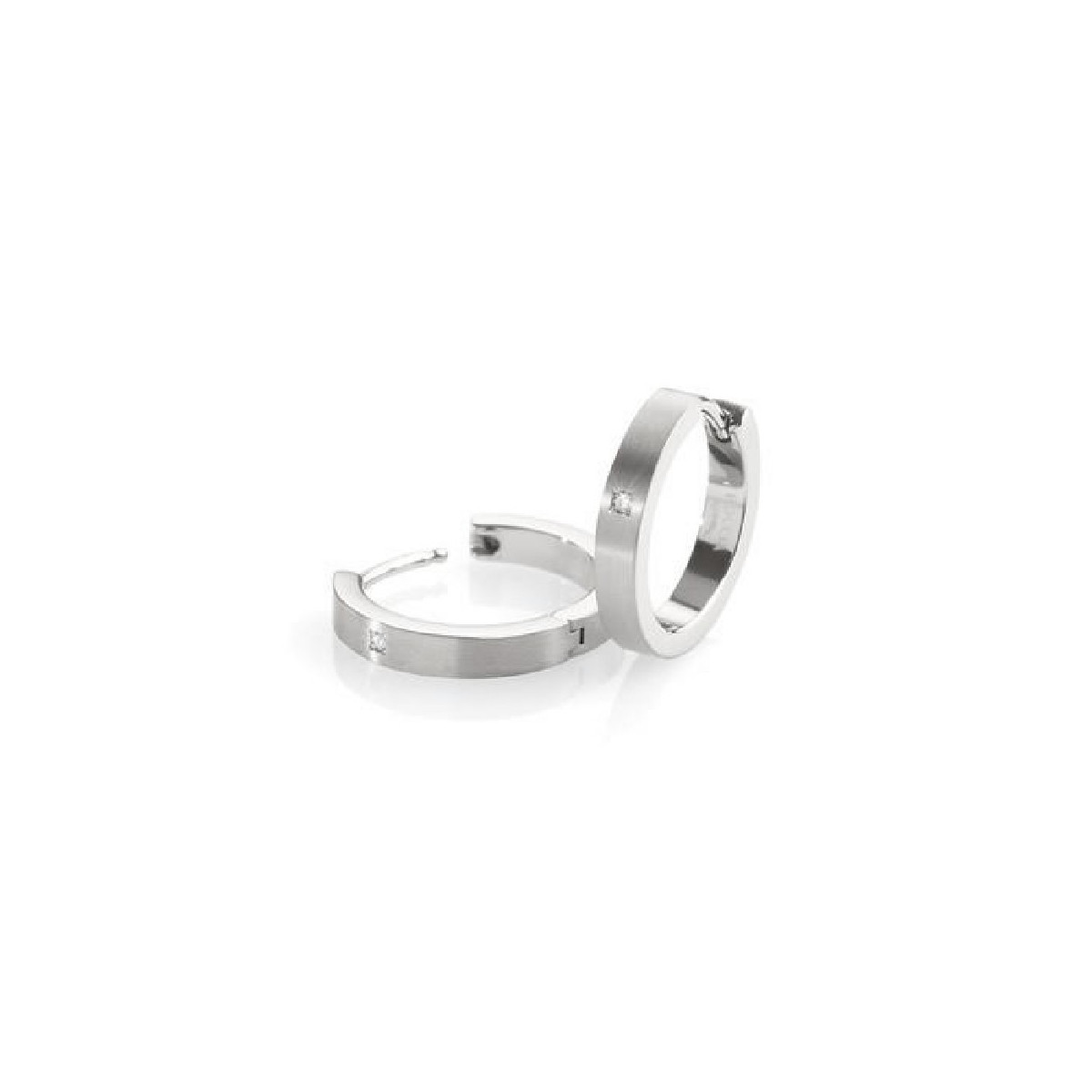 PENDIENTES BOCCIA TITANIO DIAMANTE - 0577-03