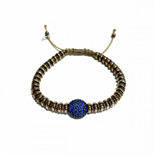 PULSERA BADEL ZAFIROS AZUL - B-B1-563