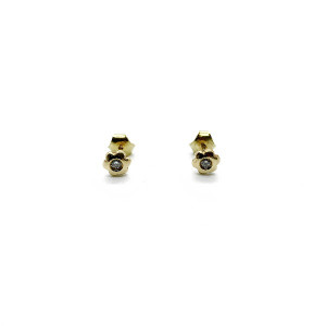 FLOWER CLIMENT 1890 BABY EARRINGS - D-2008P3/BR