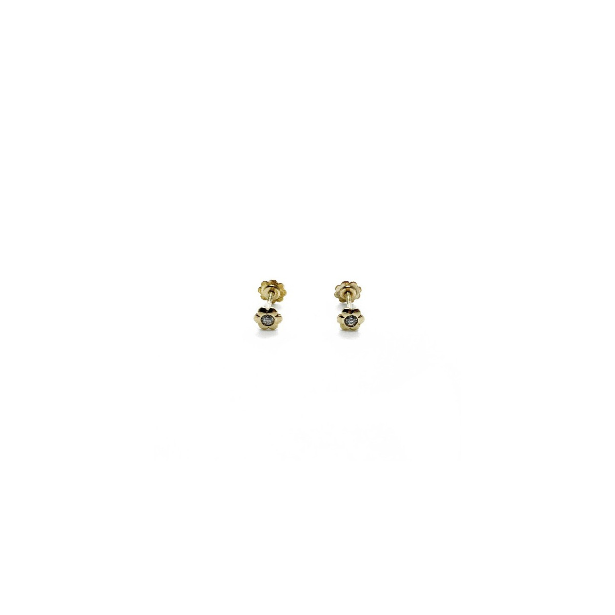 GOLD CLIMENT 1890 BABY EARRINGS - D-1479/R/ZR