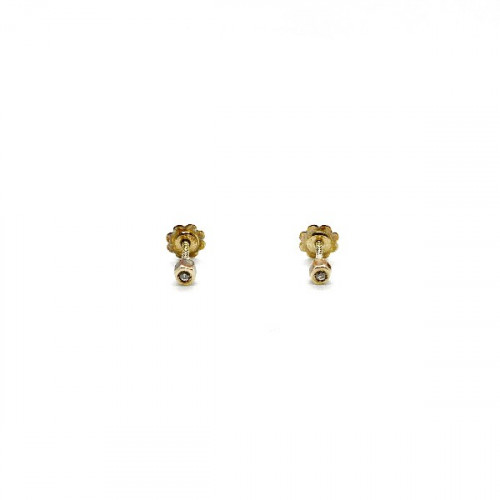 PENDIENTES BEBÉ CLIMENT 1890 ORO ZIRCONITA - D-5020R/Z