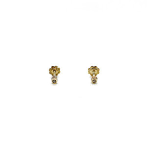 PENDIENTES BEBÉ CLIMENT 1890 ORO ZIRCONITA - D-5020R/Z