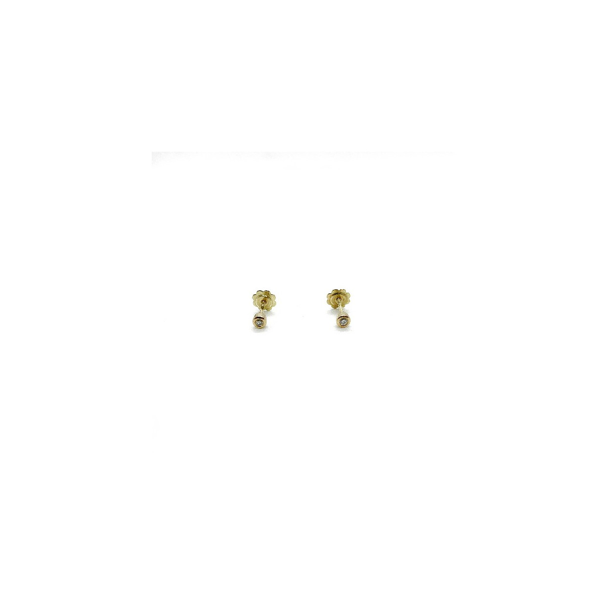 PENDIENTES BEBÉ CLIMENT 1890 ORO DIAMANTES - D-896R/2/BR