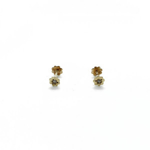 DIAMOND GOLD CLIMENT 1890 BABY EARRINGS - CLIMENT