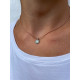 CHALCEDONY SUNFIELD NECKLACE - CL060634