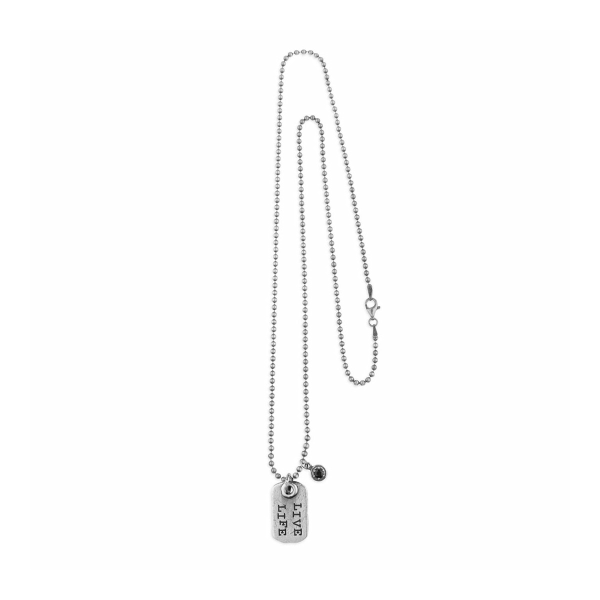 LIVE LIFE PLATADEPALO NECKLACE - MN9