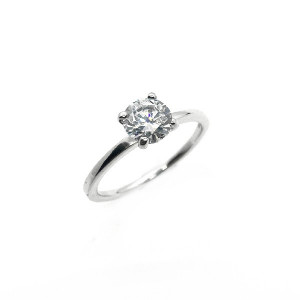LINEARGENT SOLITAIRE RING - 12173-R