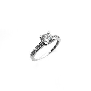 LINEARGENT SOLITAIRE RING - 14530-R