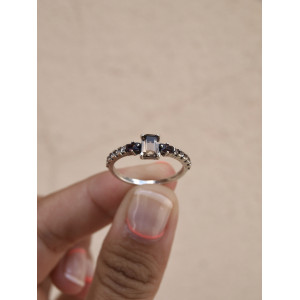 ANELL TOP SILVER QUARS FUMÉ - AN6678PF