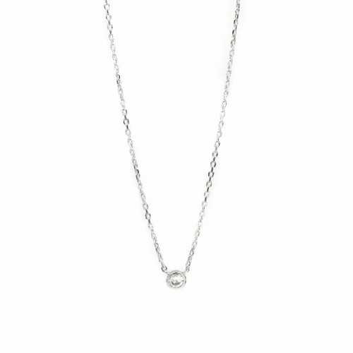 LINEARGENT NECKLACE - 15311-W-PE