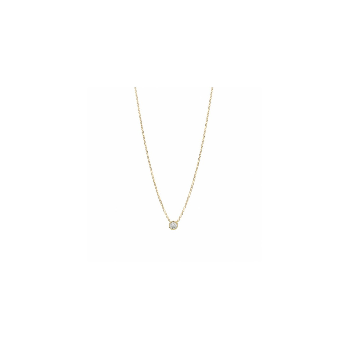 LINEARGENT NECKLACE - 15311-G-PE