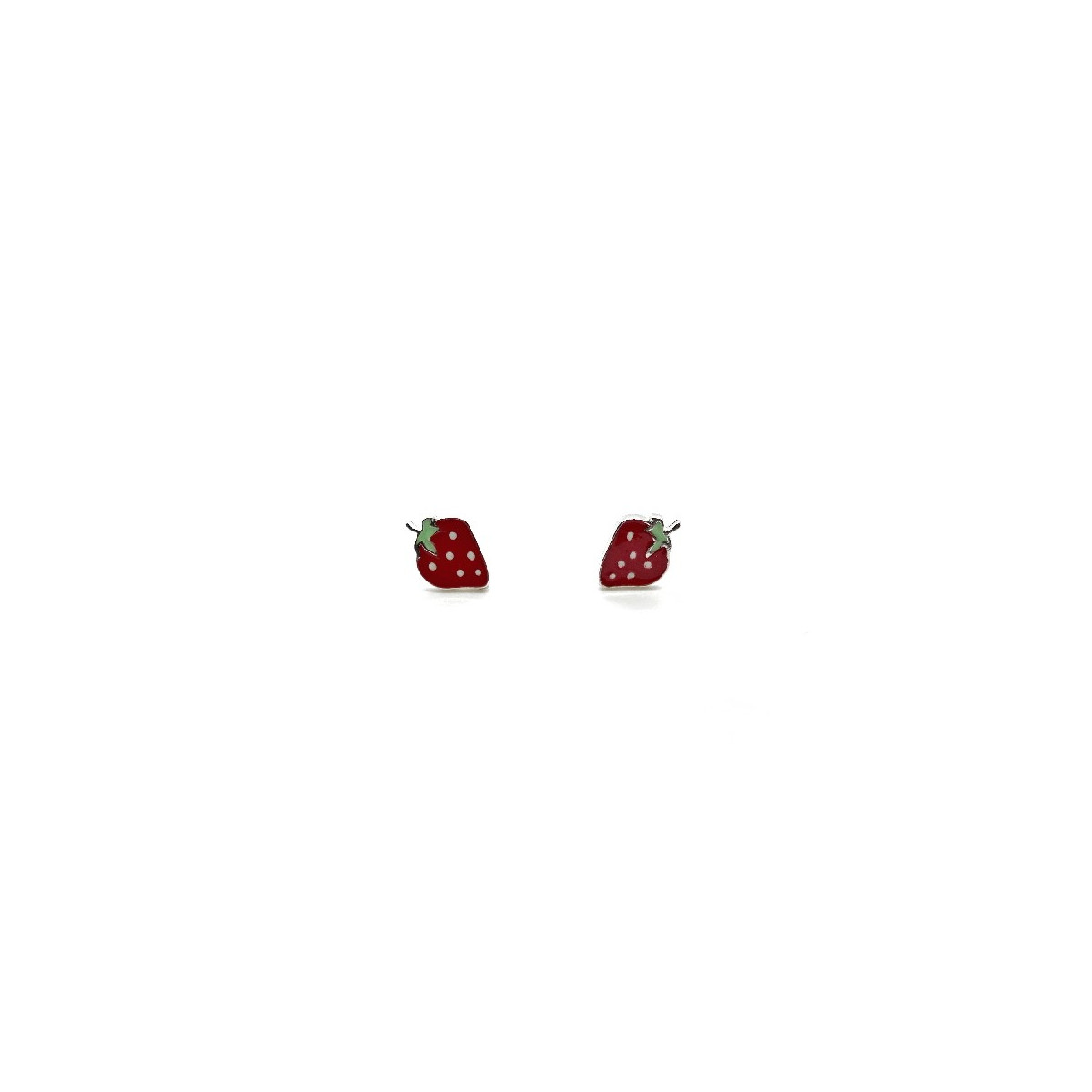 STRAWBERRY LINEARGENT EARRINGS - 17680-A