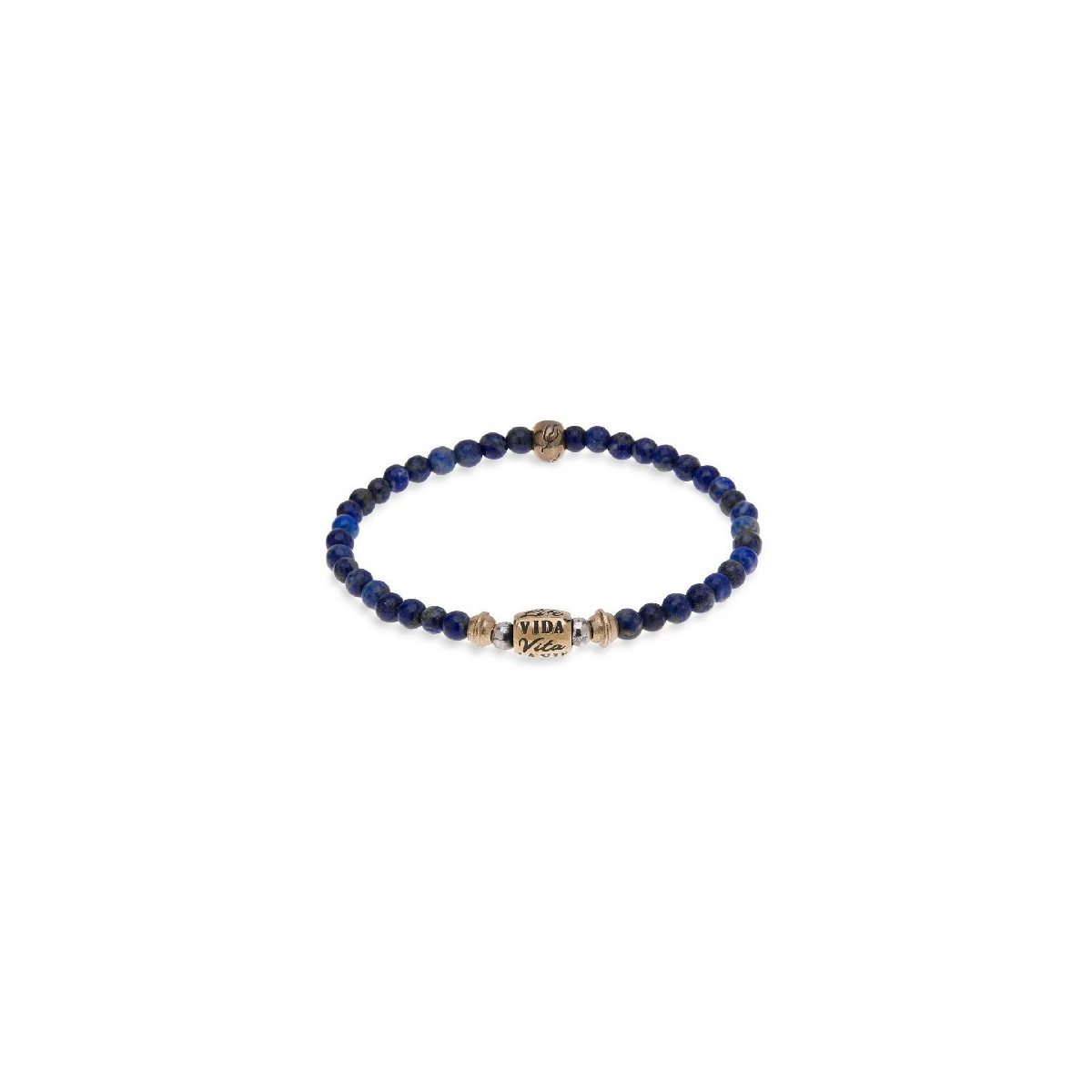 PULSERA PLATADEPALO LAPIZLAZULI - BB014A T/L