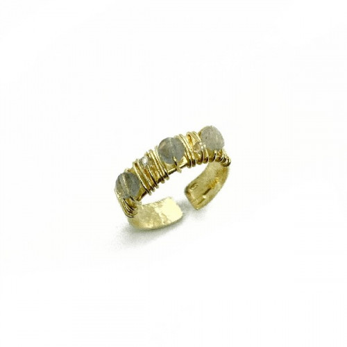 ANILLO ALISIA LABRADORITA - AL3084ORO LABRADORIT