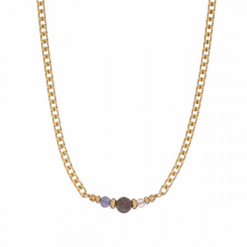 MULTICOLOR ALISIA NECKLACE - AL2959ORO MULTICOLOR