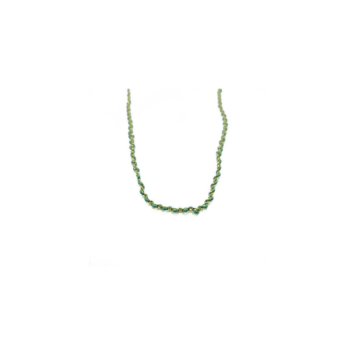COLLAR ALISIA AZUL - AL2966ORO OTTANIO
