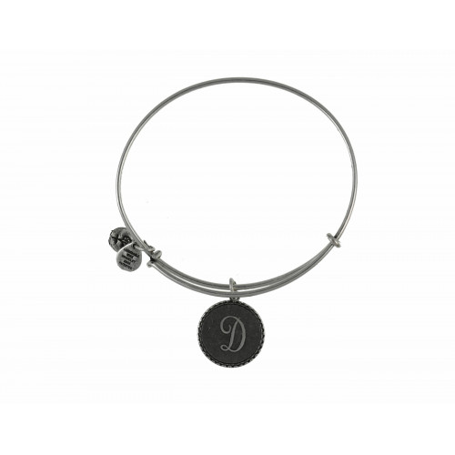 LETTER D PENDAND ALEX AND ANI BRACELET SILVER COLORED  - A08EB91DS